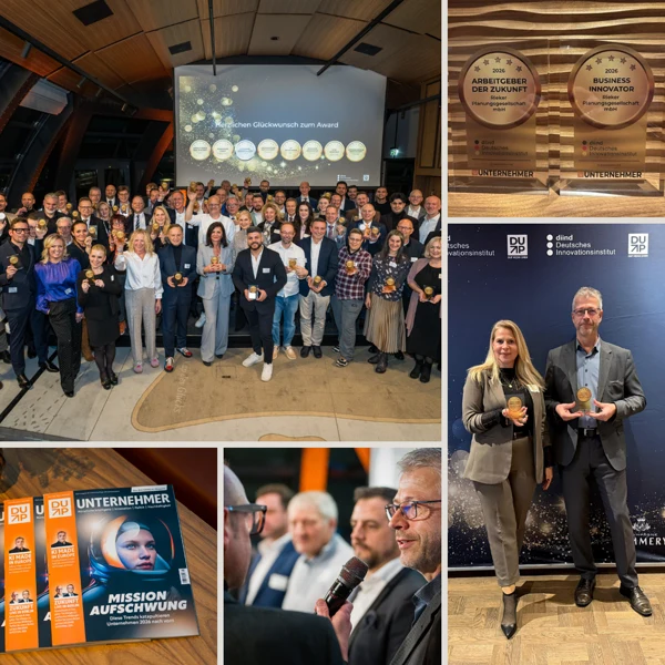 Preisverleihung DUP Unternehmer Award 2026