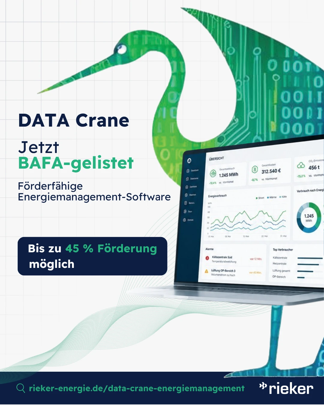 DATACrane ist jetzt BAFA-gelistet und damit grundsätzlich förderfähig.